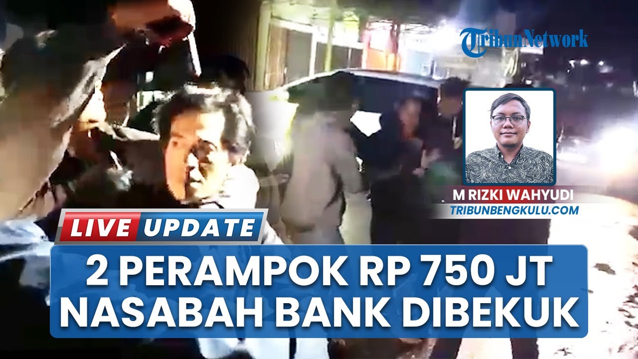 Perampok Bank Rp750 Juta di Sarolangun Terungkap, 2 Pelaku Ditangkap Tim Gabungan di Bengkulu