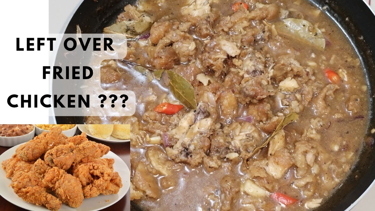 Gawin ito sa LEFT OVER FRIED CHICKEN •| Lechon Paksiw Easy Recipe