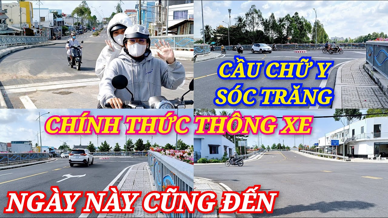 Toàn Cảnh Cầu Chữ Y Sóc Trăng Sau Khi Chính Thức Được Thông Xe 01/01/2026