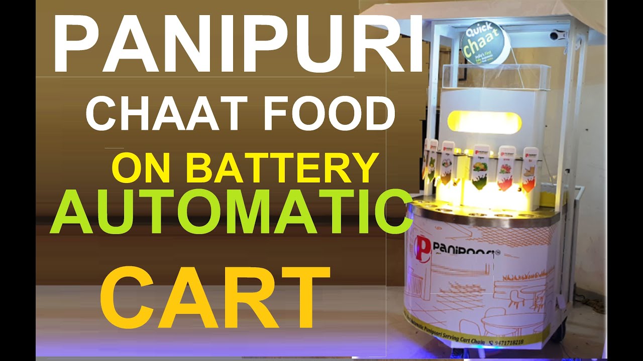 PANIPURI AUTOMATIC CART MACHINE
