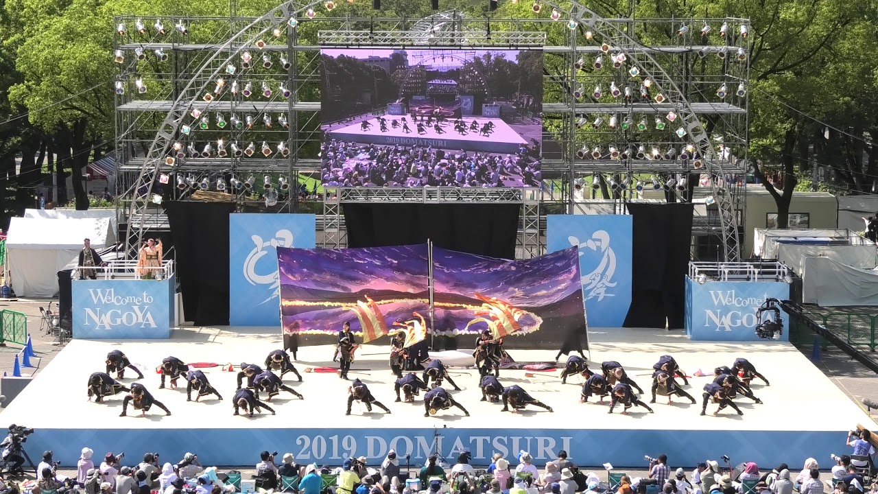Meetiα（熱狂の万灯会）  2019.8.25にっぽんど真ん中祭り 久屋大通公園会場メインステージ
