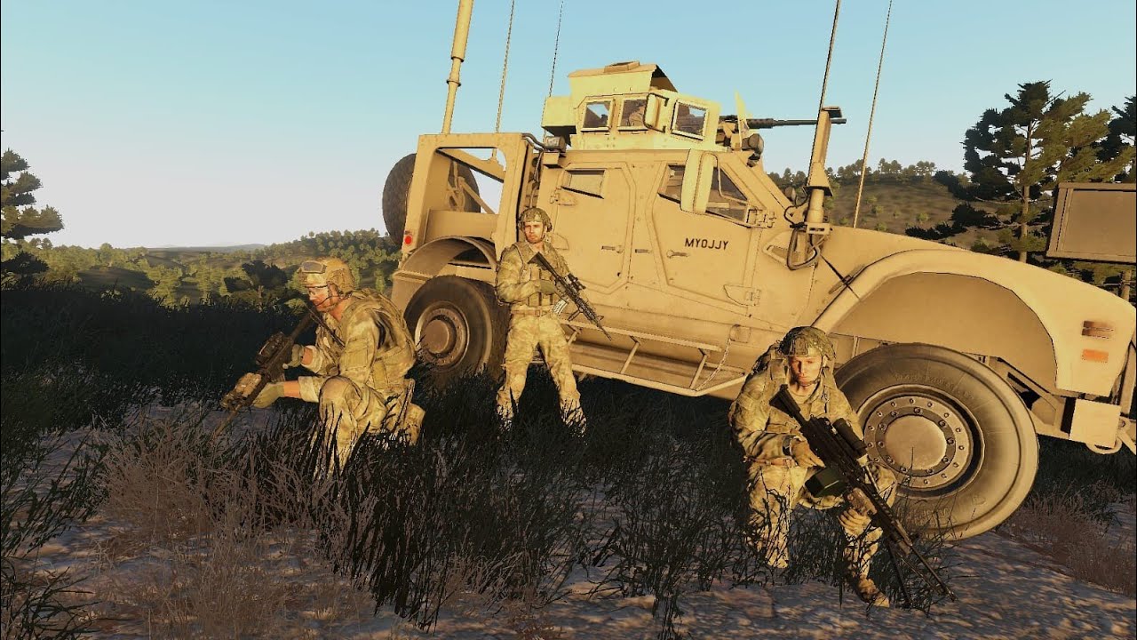 Arma 3 MilSim – Airborne Troops Push Through a Deadly Valley Skirmish in Afghanistan 