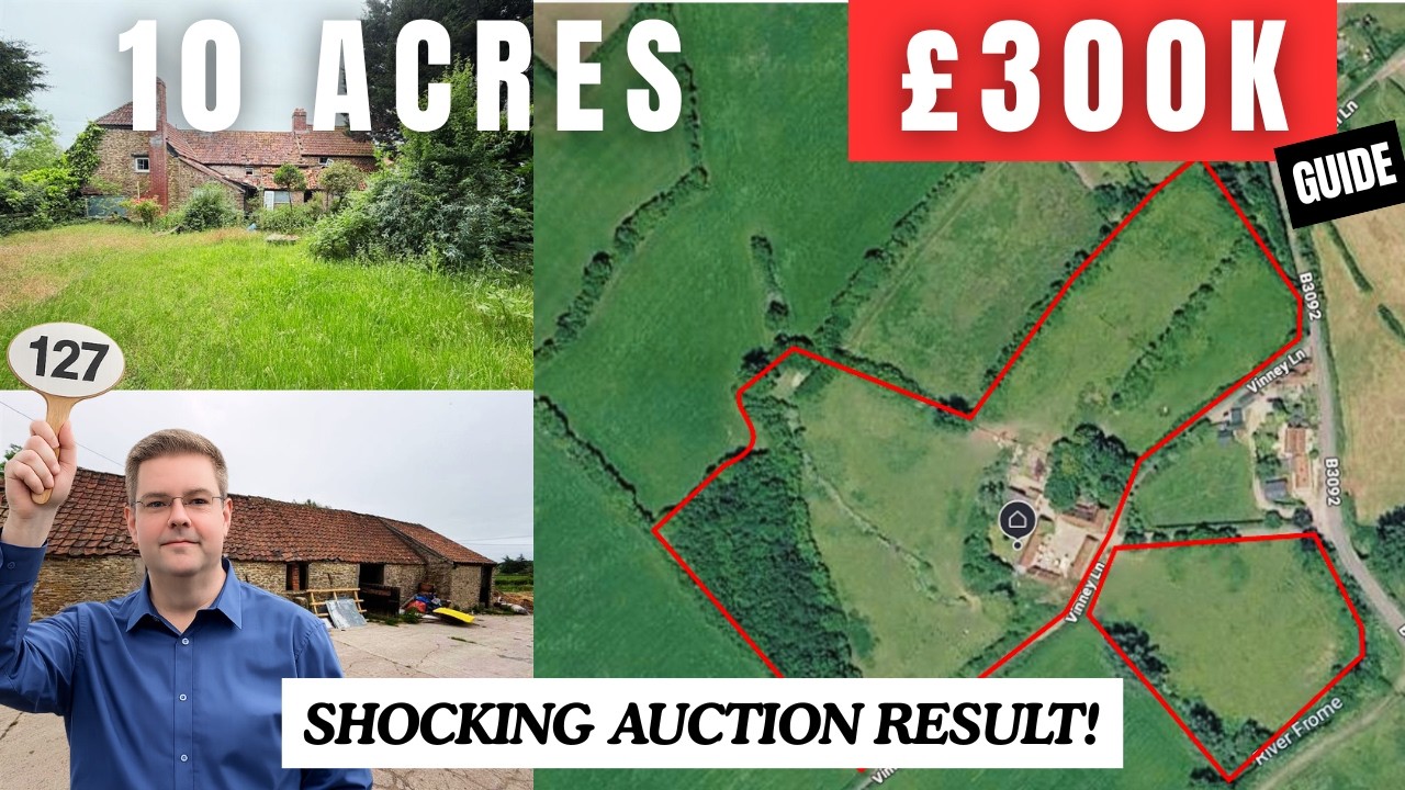 10 Acre Farm For Sale in Somerset &pound;300K Guide...The Agents Got It Wrong