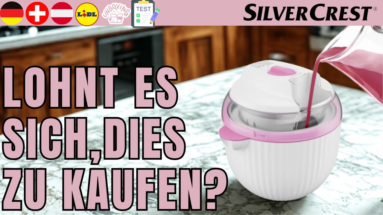 EISMASCHINE SilverCrest SECM 12 D1 DEUTSCHLAND DEUTSCH  SWITZERLAND  AUSTRIA LIDL