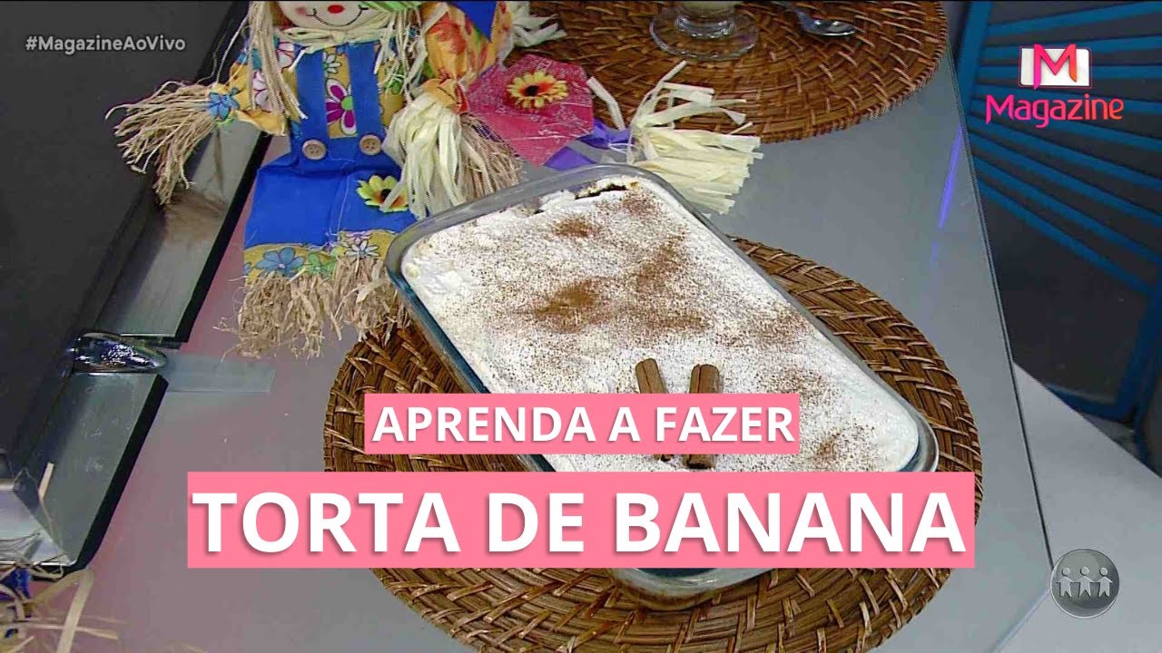 RECEITA: COMO FAZER TORTA DE BANANA JUNINA