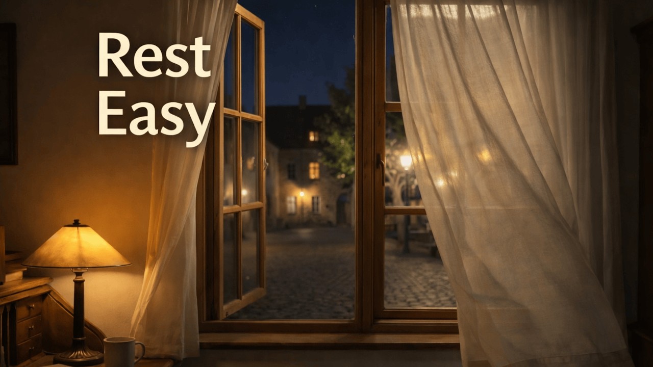 Warm Night Breeze Through Open Windows 3+ Hours of Cozy Ambient Music for Sleep, Relaxation & Focus