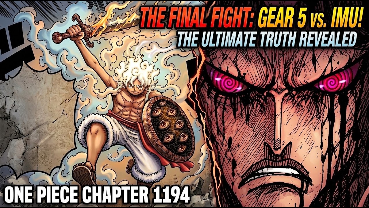 🔥 ONE PIECE CHAPTER 1194 SPOILERS! LUFFY&rsquo;S NEW POWER VS ENRAGED IMU 😱🔥