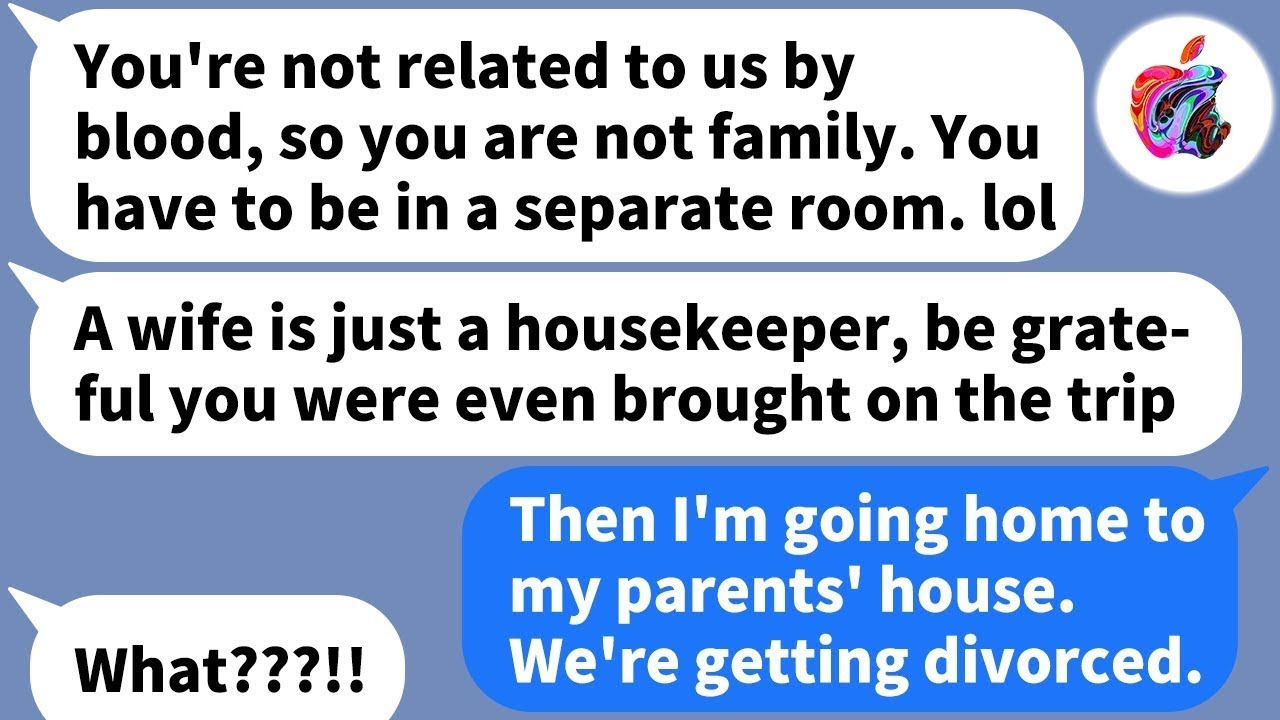 【Apple】On a hot spring trip with my in-laws, I was put in a separate room: I divorced him ASAP!