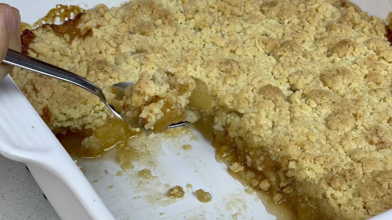 Cette façon de préparer le crumble aux pommes a choqué mes invités 🍎