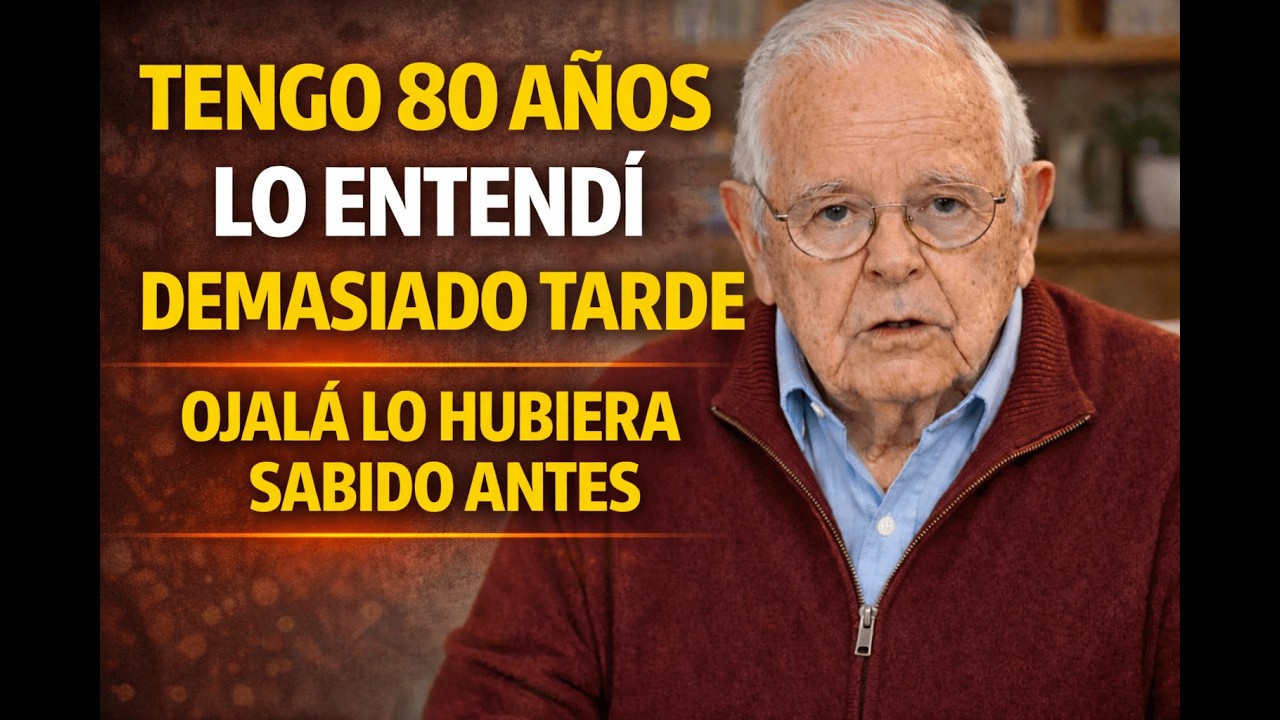 Tengo 80 años. Entendí esto demasiado tarde… ojalá lo hubiera sabido antes