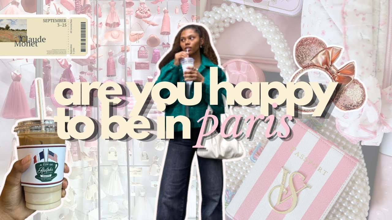 dreamy paris vlog 🥐 dior museum, disneyland + monet's garden