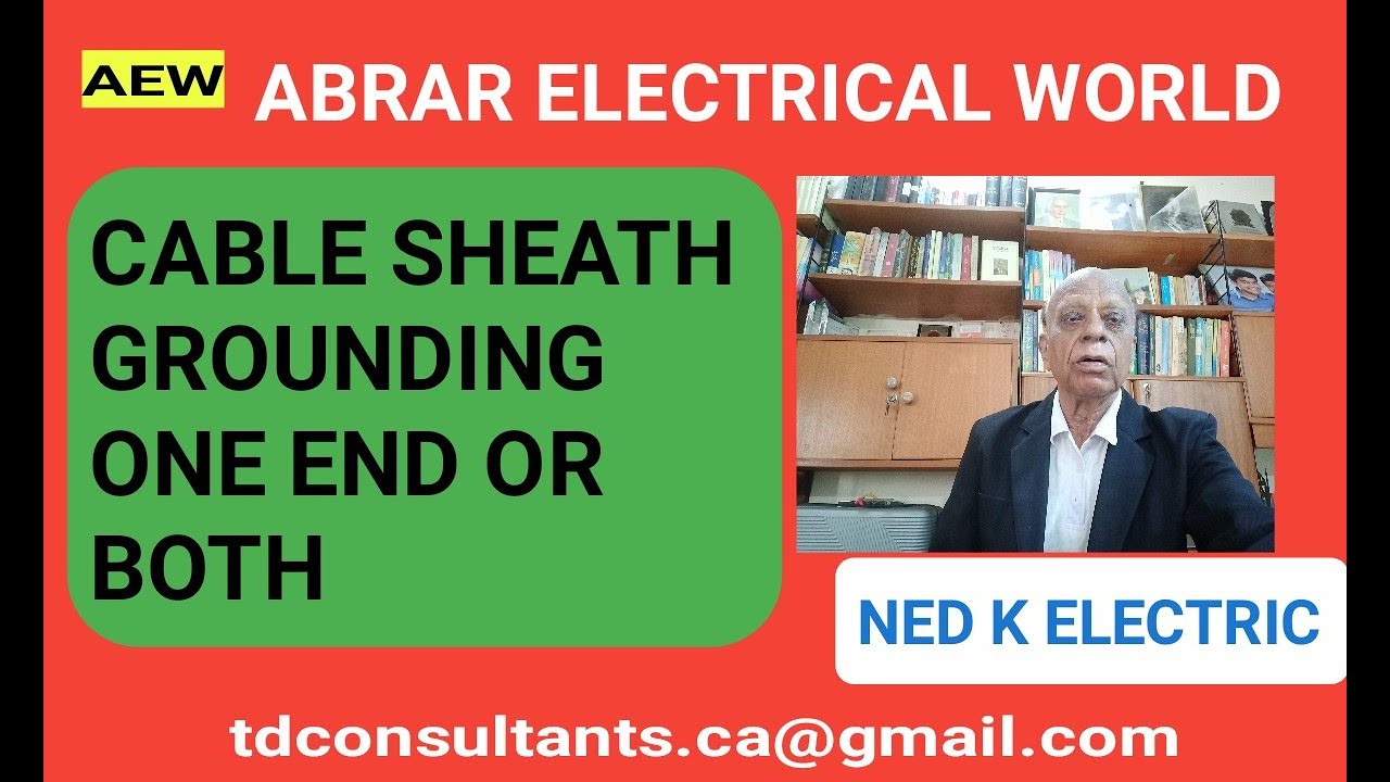 CABLE SHEATH GROUNDING ONE END OR BOTH ?