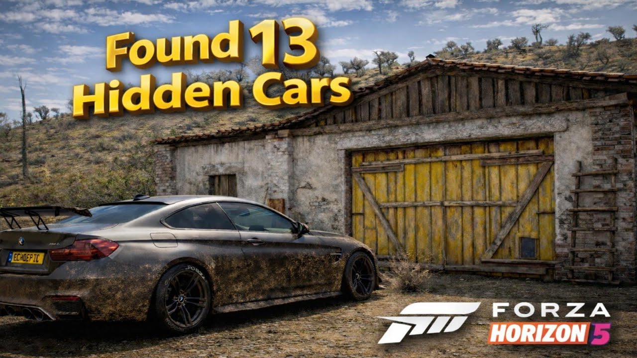 FOUND 13 Hidden Cars in Forza Horizon 5 😱 | Secret Barn Finds & Rare Cars Revealed! | 4K Gameplay