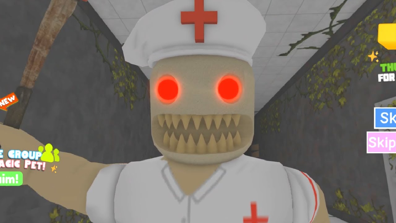 Escape Hospital Obby! (SCARY OBBY) All JUMPSCARES & WALKTHROUGH