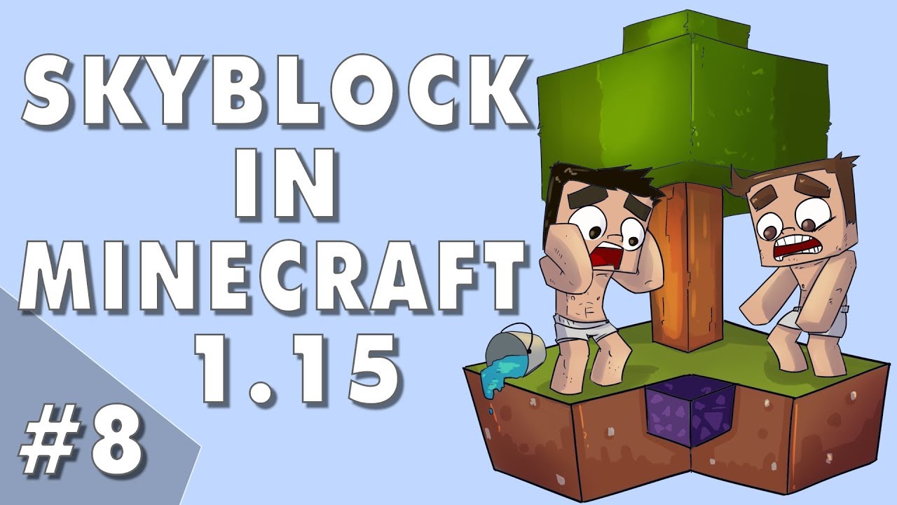 Добыча алмазов в Скайблоке! - Скайблок в Minecraft 1.15: Эпизод №8