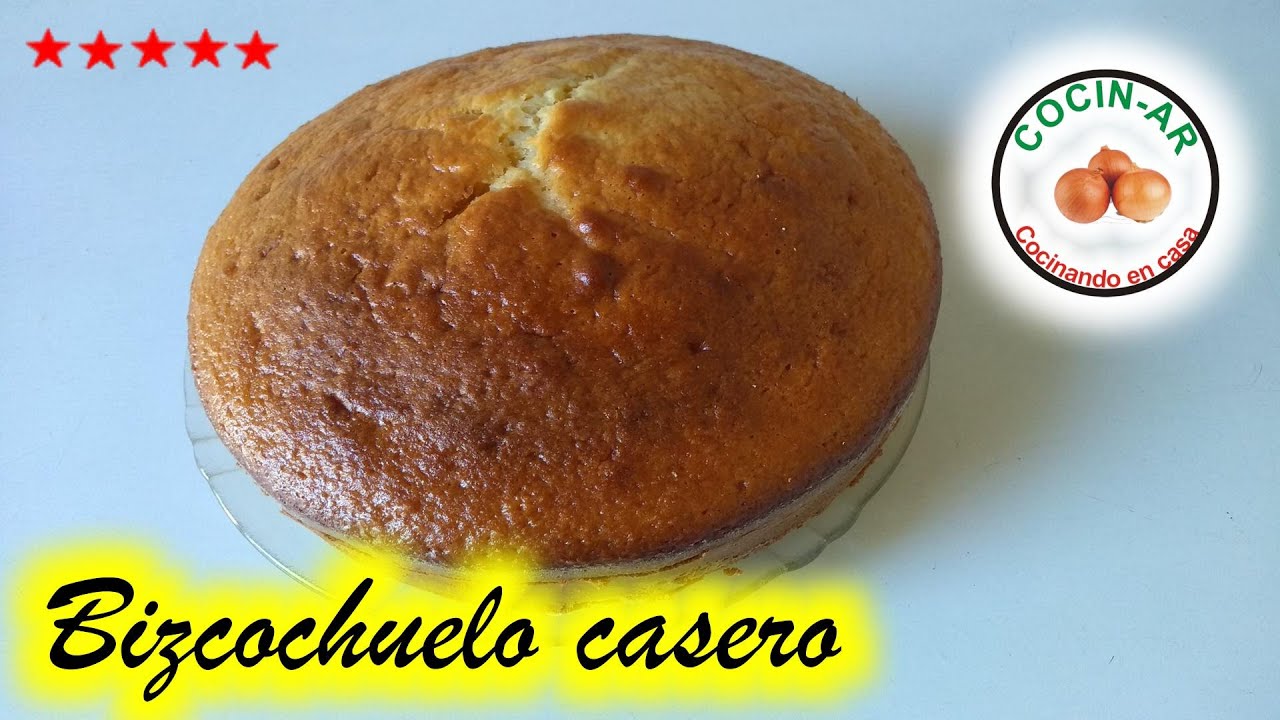 Bizcochuelo casero,  @COCIN-AR