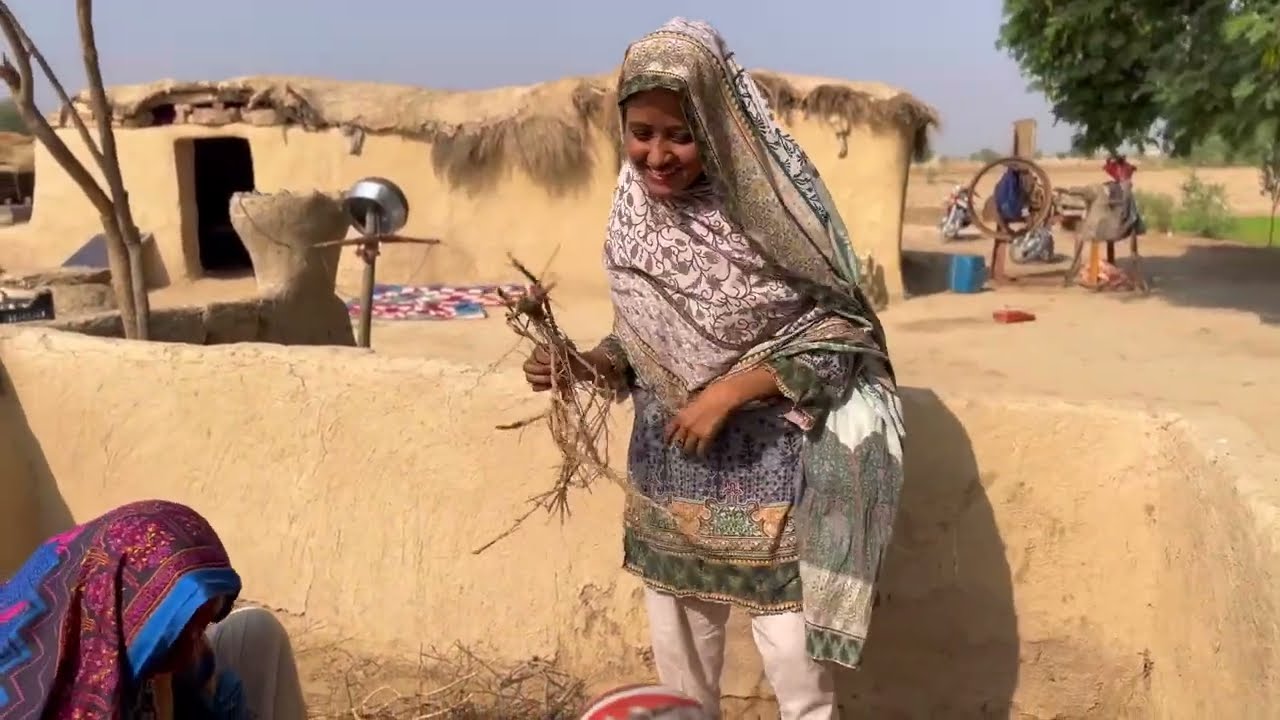 Desert Women Morning Routine Pakistan _ Village Life //Desi Reactor❤