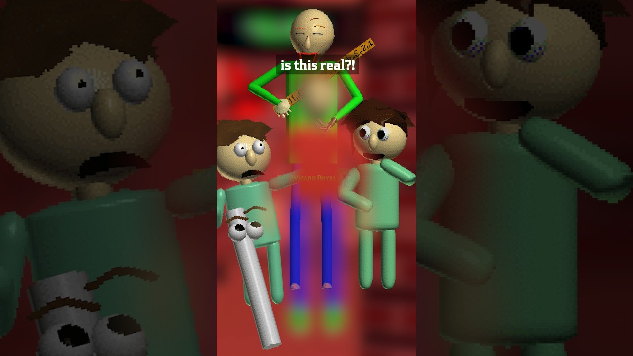 New Student as Player? That's Possible? (Spoilers) #baldisbasics #shorts #ytshorts
