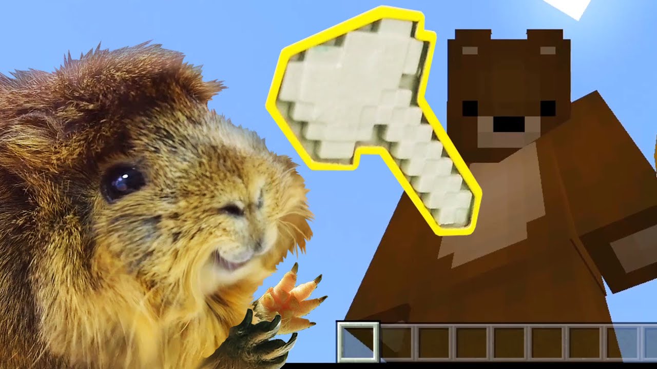 Minecraft - Челлендж для детей со свинкой Бузей