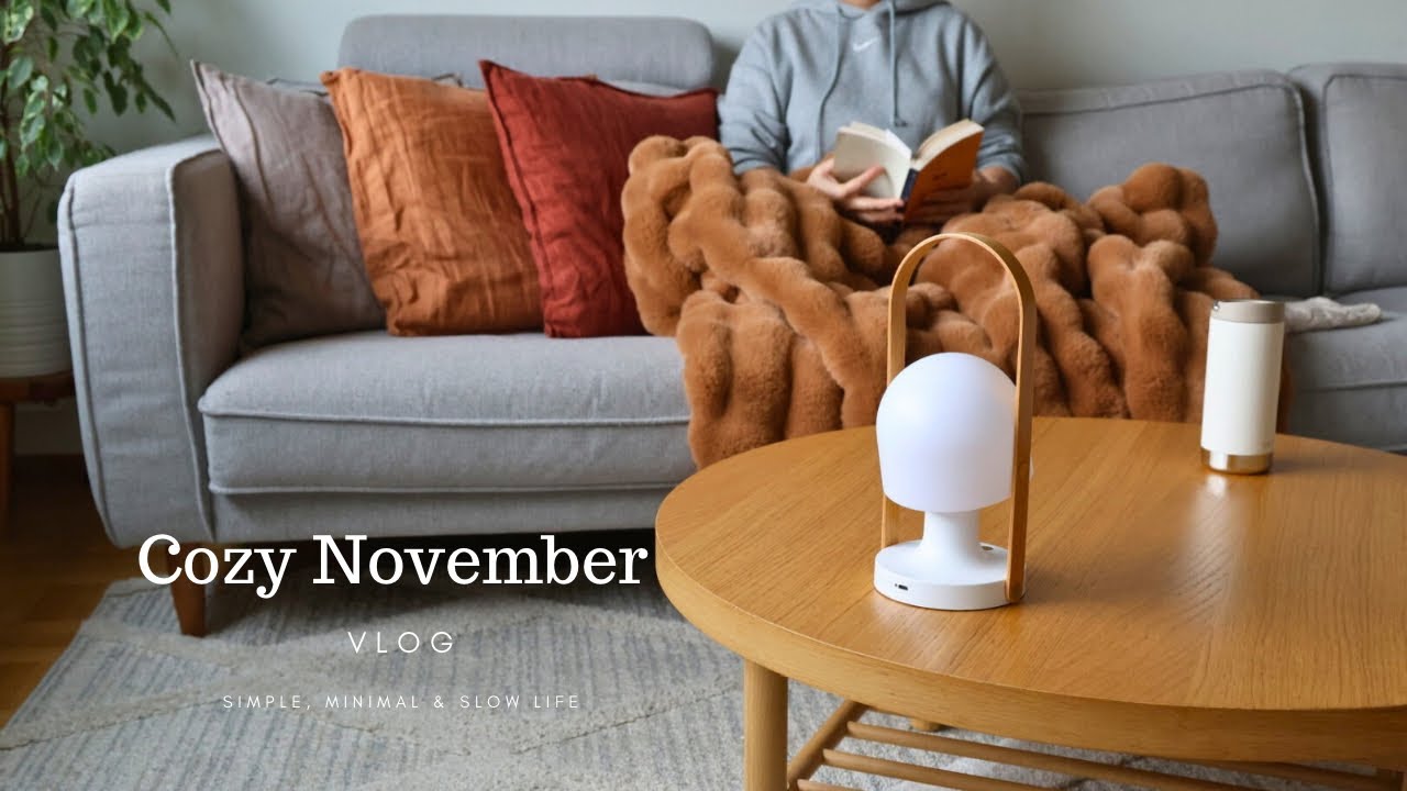 Slow Living Mom Vlog│Minimalist Day-off, Cozy November Homemaking