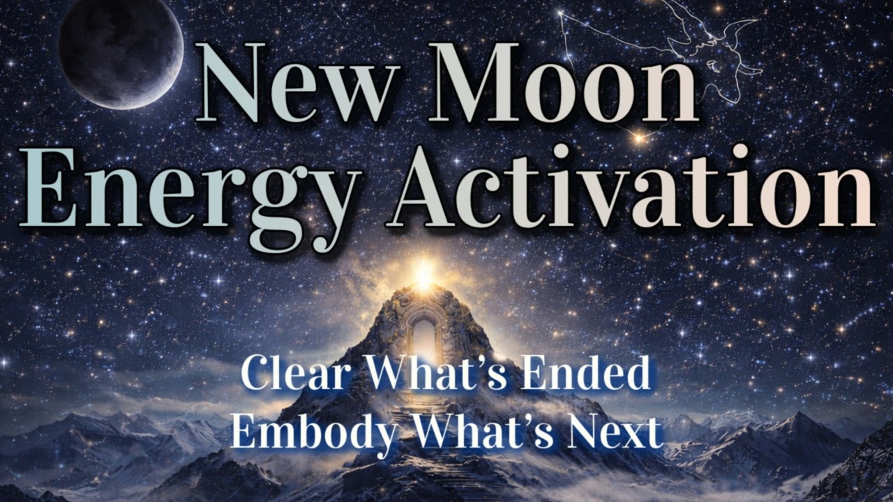🌑✨ New Moon Energy Activation Meditation 🌱 Grounded New Direction & Living as Your True Self