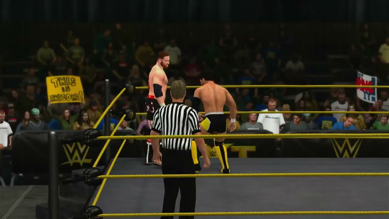 WWE 2K15 - Сами Зейн против Хидео Итами - Матч за право стать претендентом №1: NXT [апрель 2015]