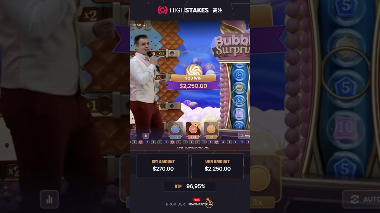 🍭🍬 Sweet Bonanza CandyLand by Pragmatic Play Live on HighStakes™ 