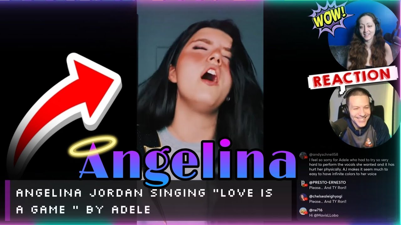 Анджелина Джордан поет песню Адель «Love is a Game» [РЕАКЦИЯ]