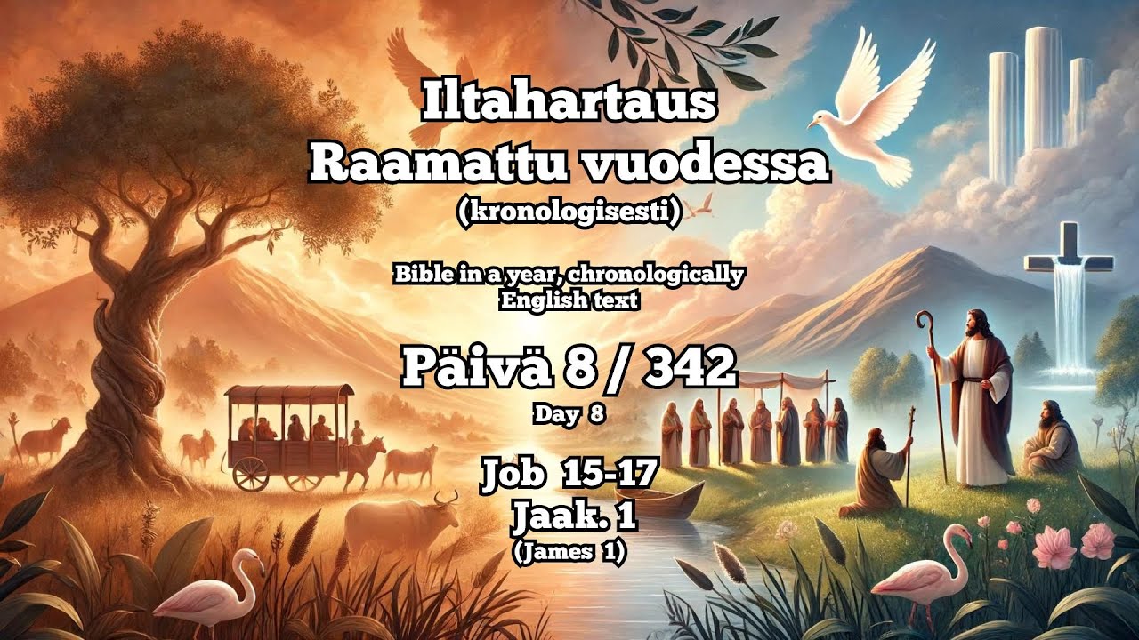 Raamattu vuodessa, osa 8/342. Bible in a year, part 8 / 342