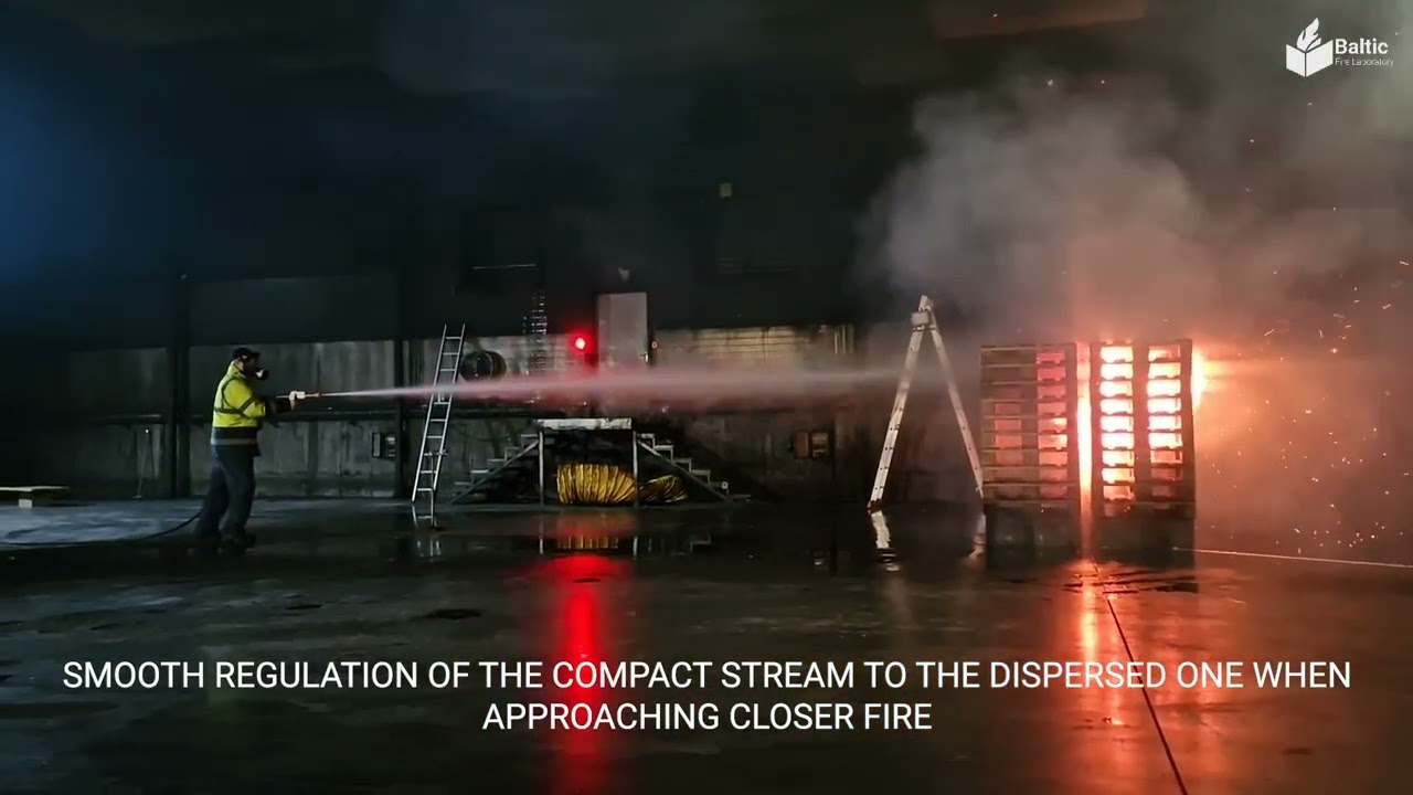 WATER MIST LANCE – FULL SCALE FIRE PERFORMANCE TEST – Class A & B Fire