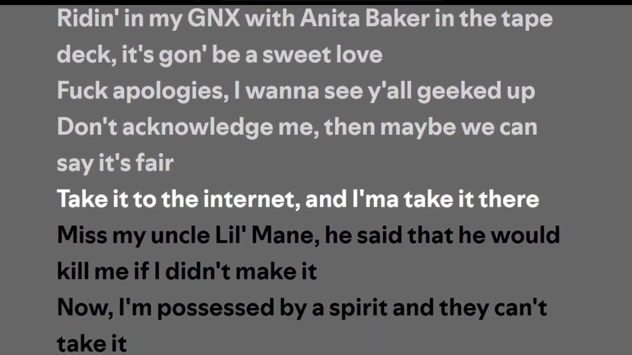 Kendrick Lamar -  wacced out murals (Lyrics)