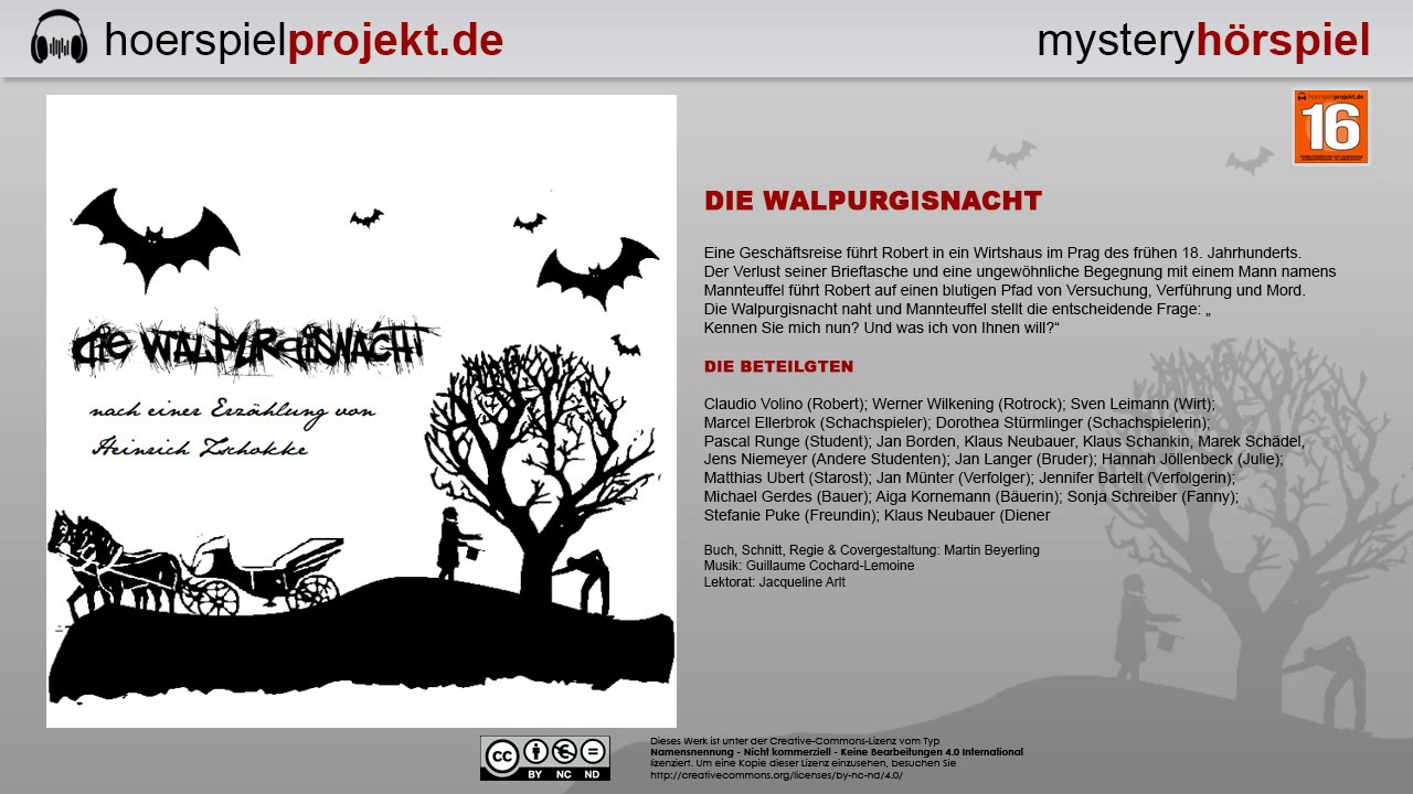 Walpurgisnacht ( Mystery / Hörspiel / Hörbuch / Komplett )
