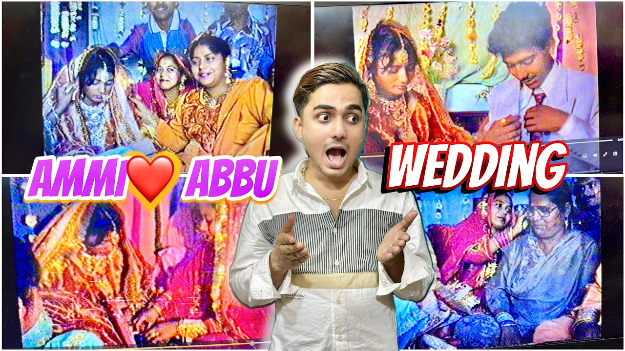 Ammi & abbu ki wedding Ki videos 😱27 saal phele kesa hoti thi shadi My reaction 😁