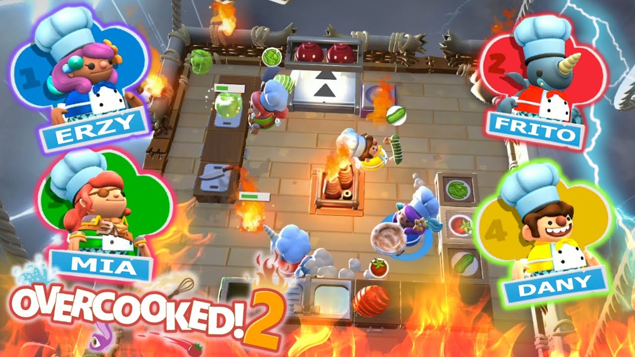 La cocina más caótica y divertida 🤣🔥 en #Overcooked2 #TeamGritón