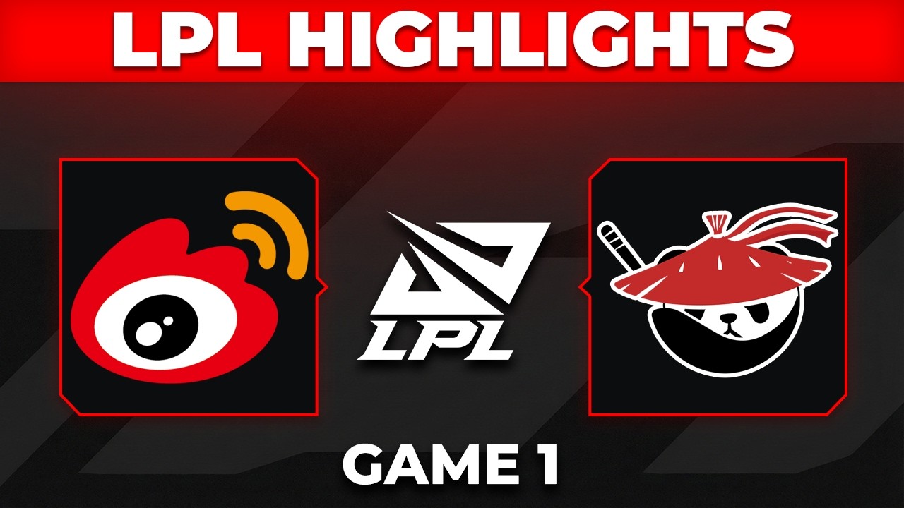 WBG vs AL Highlights Game 1 | LPL 2026 Playoffs | Weibo Gaming vs Anyone's Legend