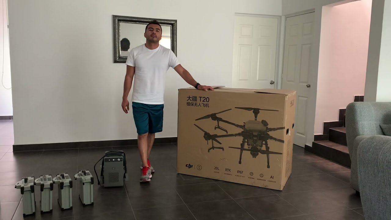 Unboxing Dron Fumigador Agra’s T20 DJI #unboxing #dji #dron #agrast20