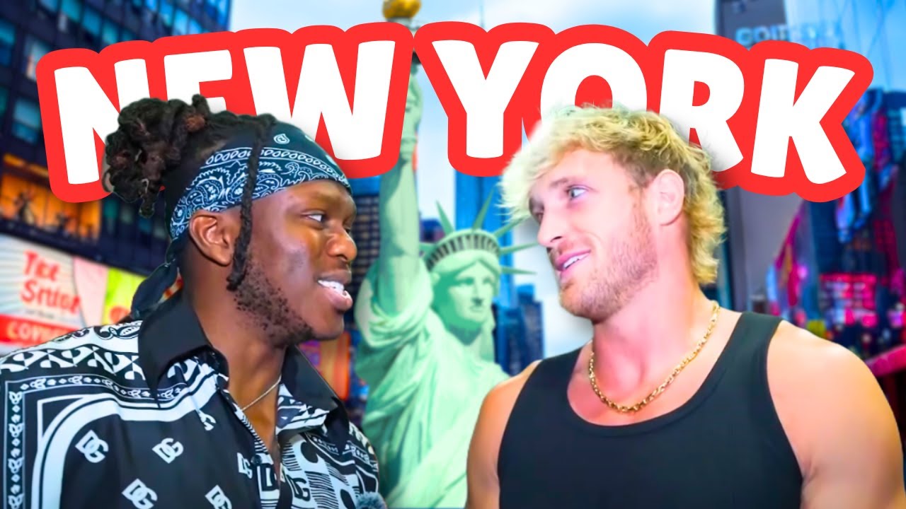 KSI & LOGAN PAUL IN NEW YORK