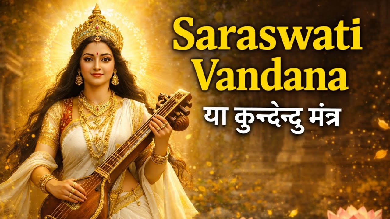 या कुन्देन्दु तुषारहार धवला | Saraswati Vandana Mantra | Full Devotional Chant | Maa Saraswati