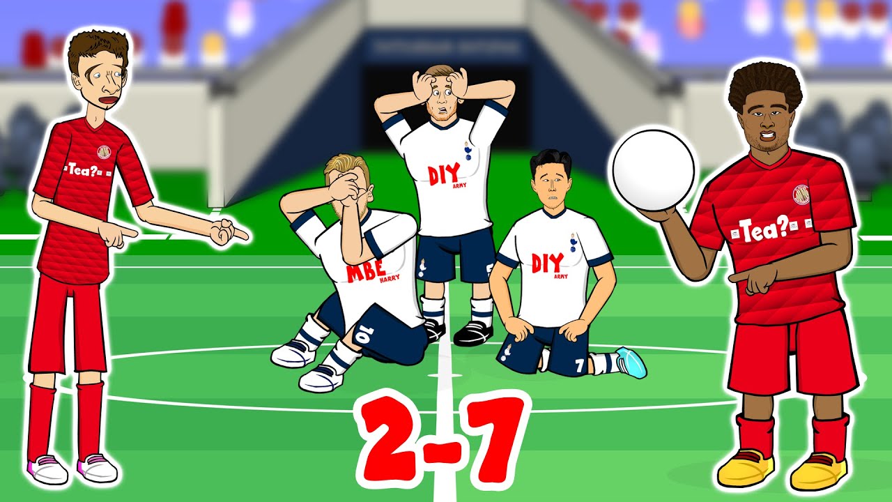 🤯Тоттенхэм 2-7 Бавария Мюнхен🤯 Лига чемпионов 2019 Песня Пародия (Гнабри 4 гола!)
