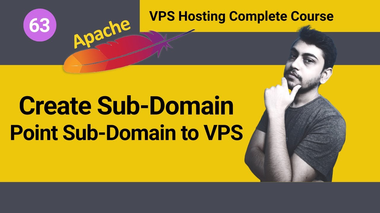 Create Sub domain then Point to VPS Hosting (Hindi)
