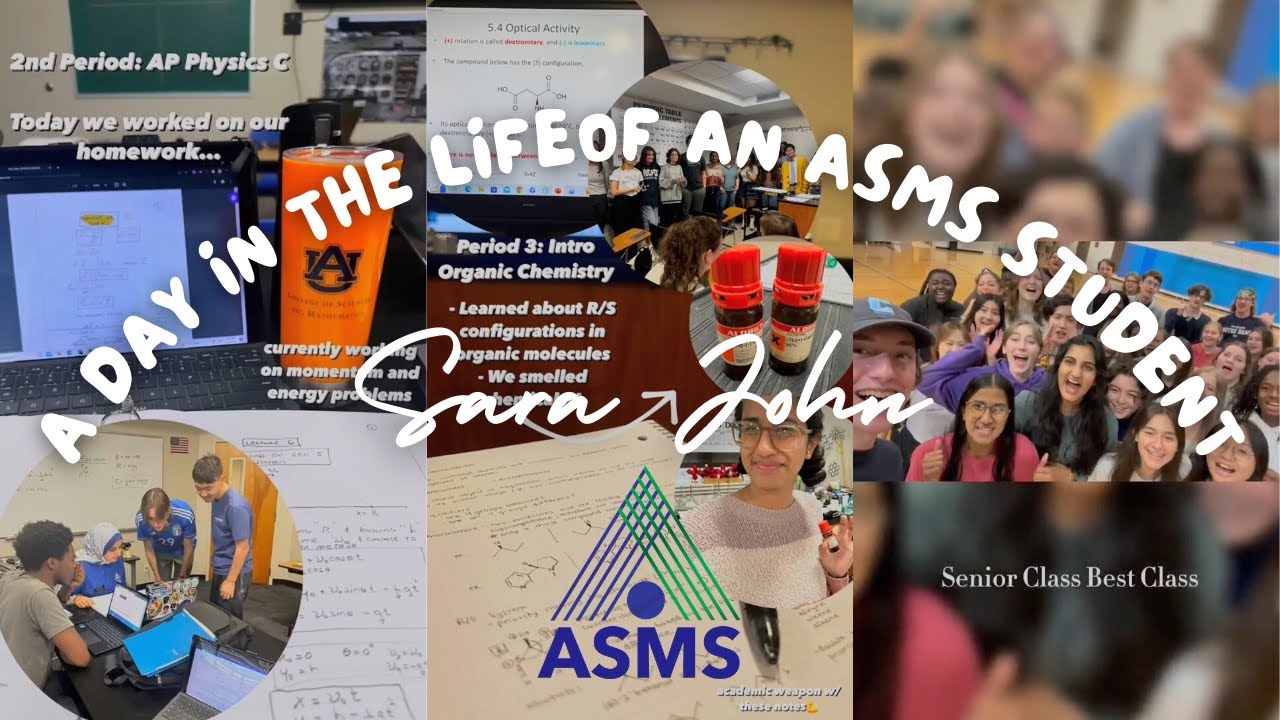 A day in the life of an ASMS student featuring senior Sara John.