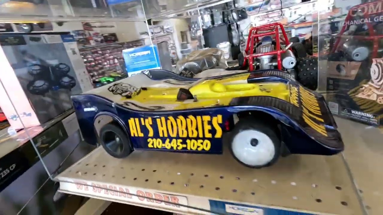 My visit to Al's Hobbies: Unbelievable amount of #nitrogang RC's !!!!