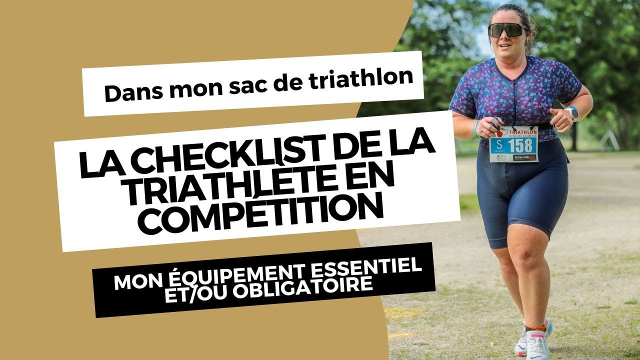 Dans mon sac de triathlon : tout mon équipement essentiel et/ou obligatoire