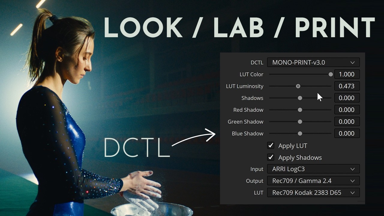 Advanced Film Look Grading with the Updated DCTL Pack for DaVinci Resolve