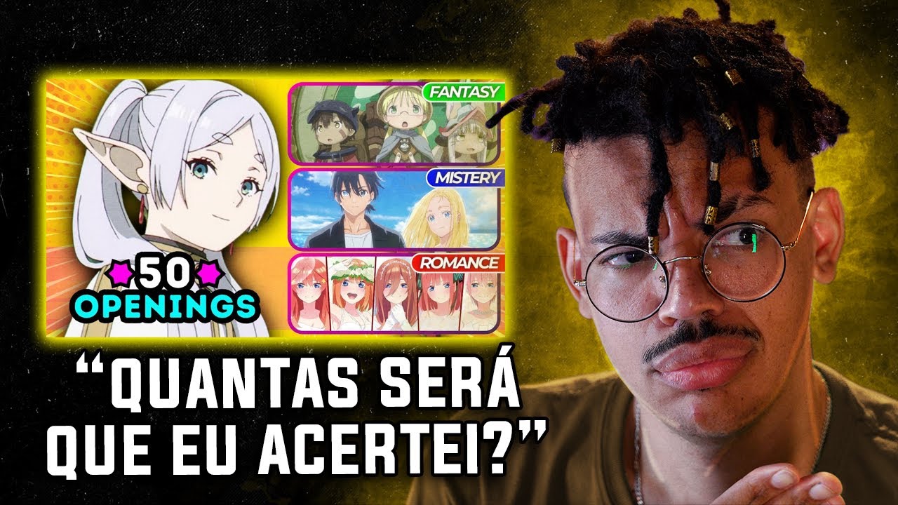 ADIVINHANDO ABERTURAS DE ANIME | QUIZ DE ANIME