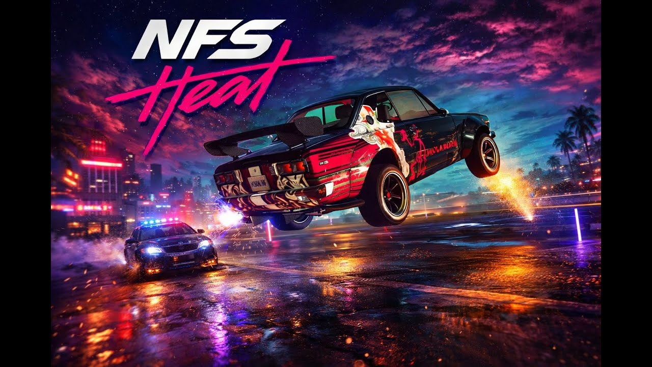 STREET RACING & HIGH-SPEED COP CHASE- NFS HEAT LIVE!!!!