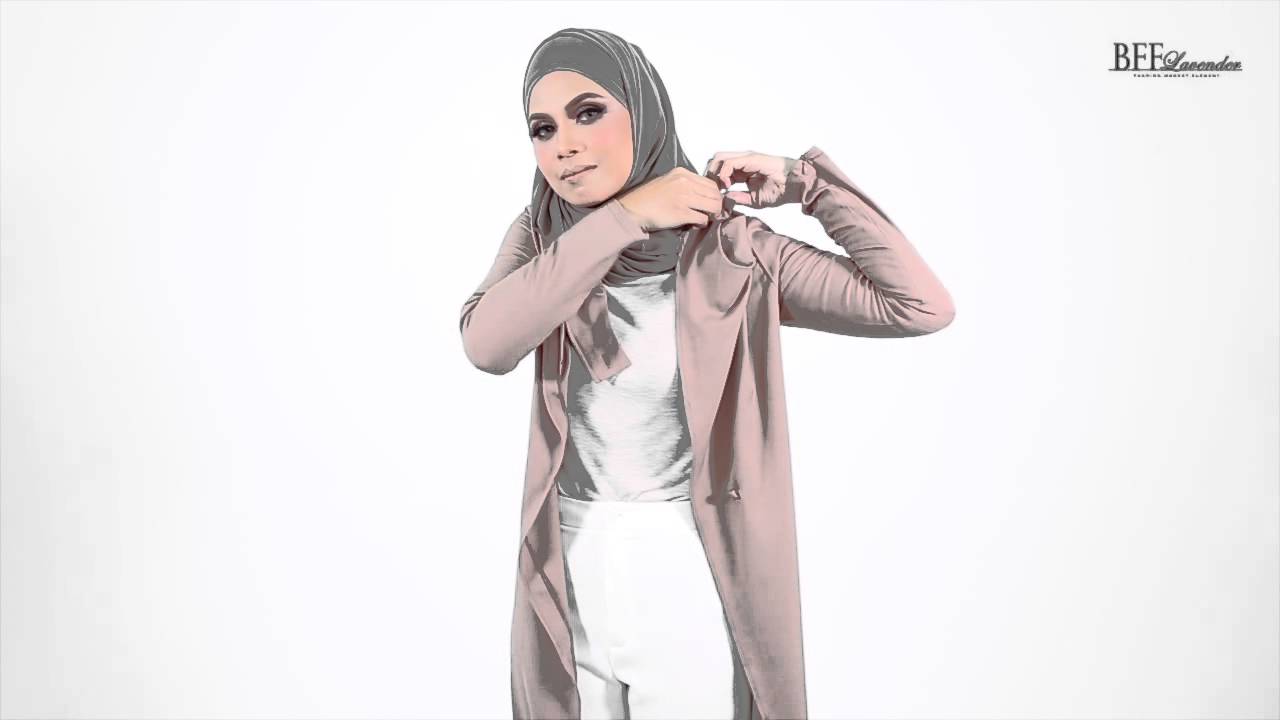 Tutorial Maliha Abaya Cardigan Fashion 2016