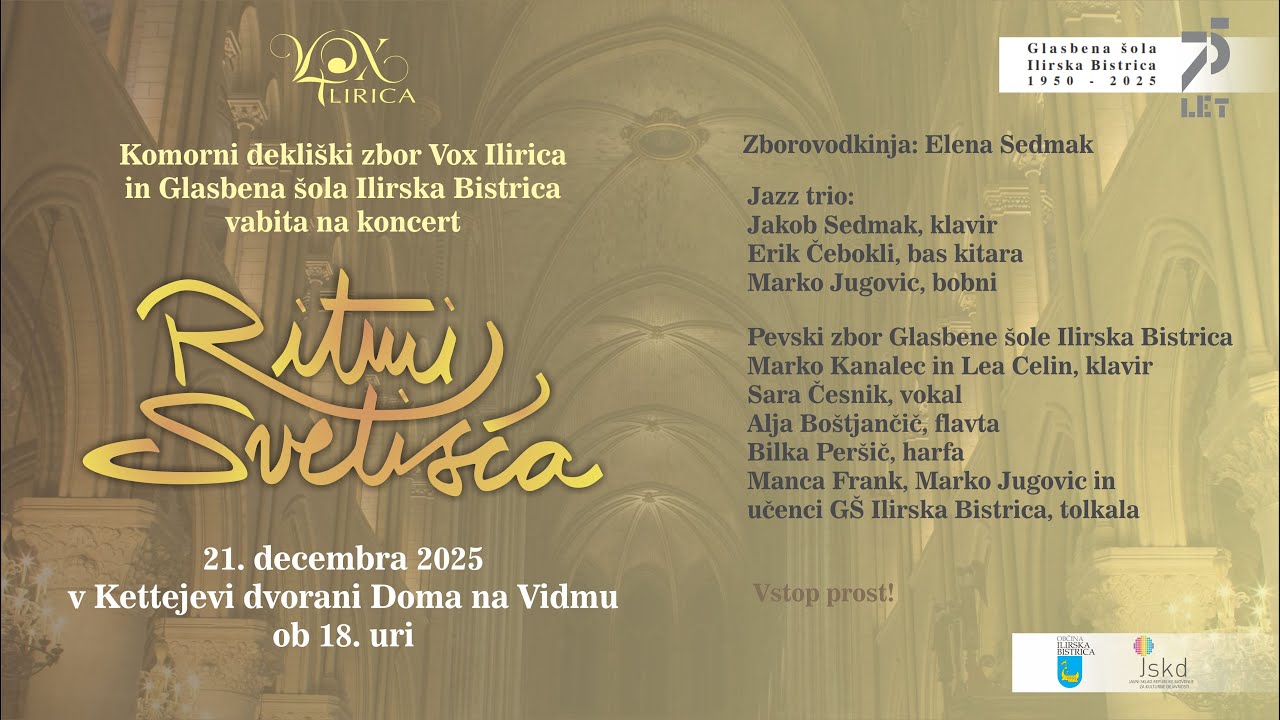 Vox Ilirica: Ritmi svetišča, december 2025