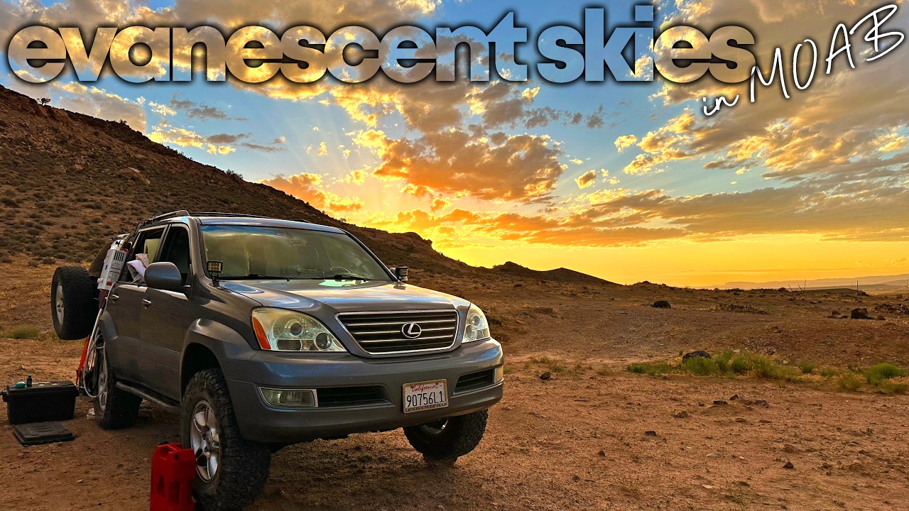 SUV Camping MOAB under STUNNING Skies : “Overland” Roadtrip : (A GX470 Story)