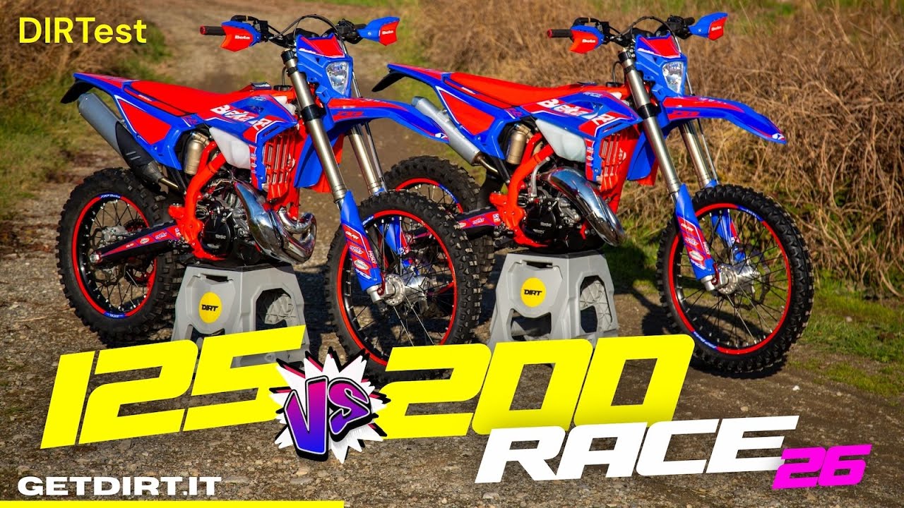 BETA RR RACE 125 2T vs RR RACE 200 2T: qual è la migliore 2 TEMPI da enduro di piccola cilindrata?